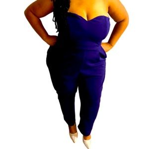 Deep purple jumpsuit